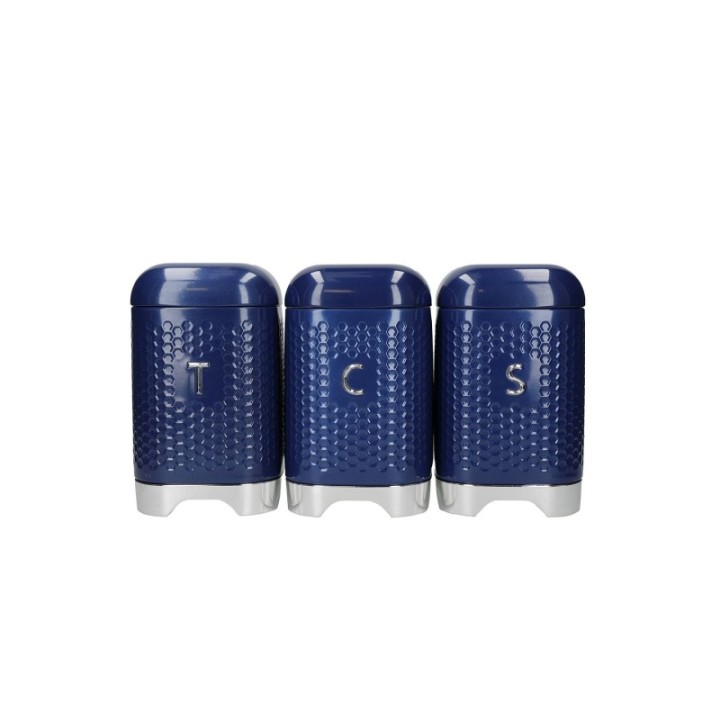 KitchenCraft Lovello Beholdere Navy 3 Stk