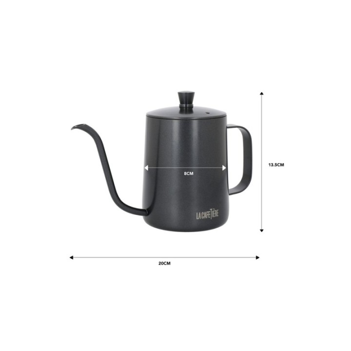 La Cafetière Gooseneck Kedel 0,6 L Sort