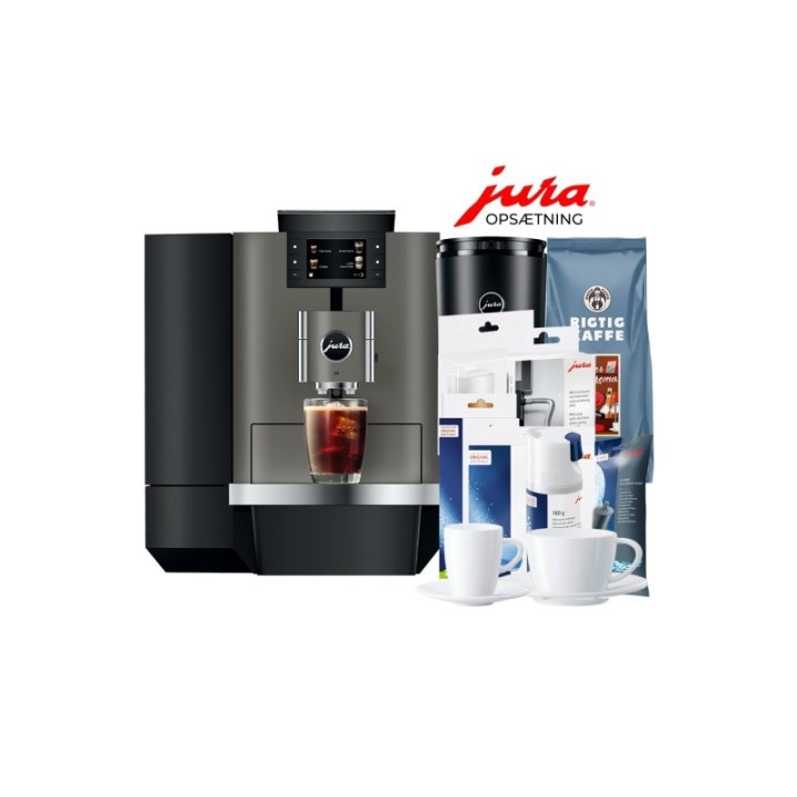 Jura X10 (EA) Dark Inox Espressomaskine - Erhvervspakke