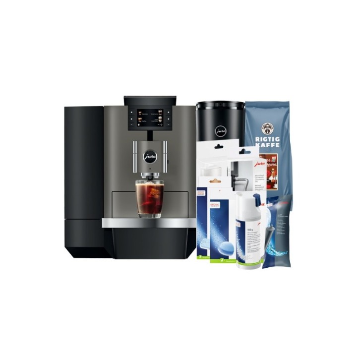 Jura X10 (EA) Dark Inox Espressomaskine - Erhvervspakke