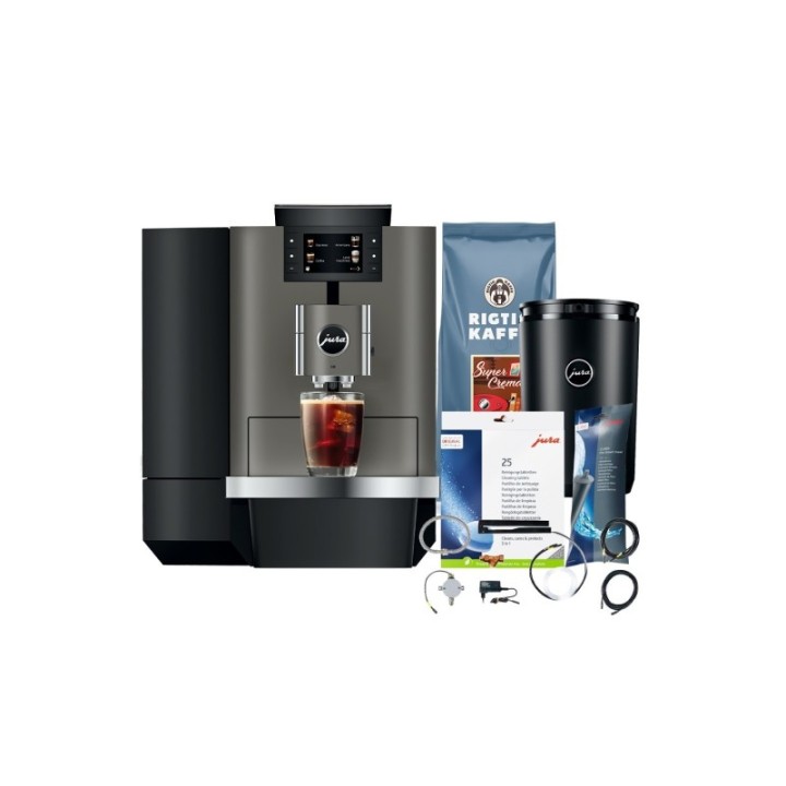 Jura X10 (EA) Dark Inox Espressomaskine - Erhvervspakke