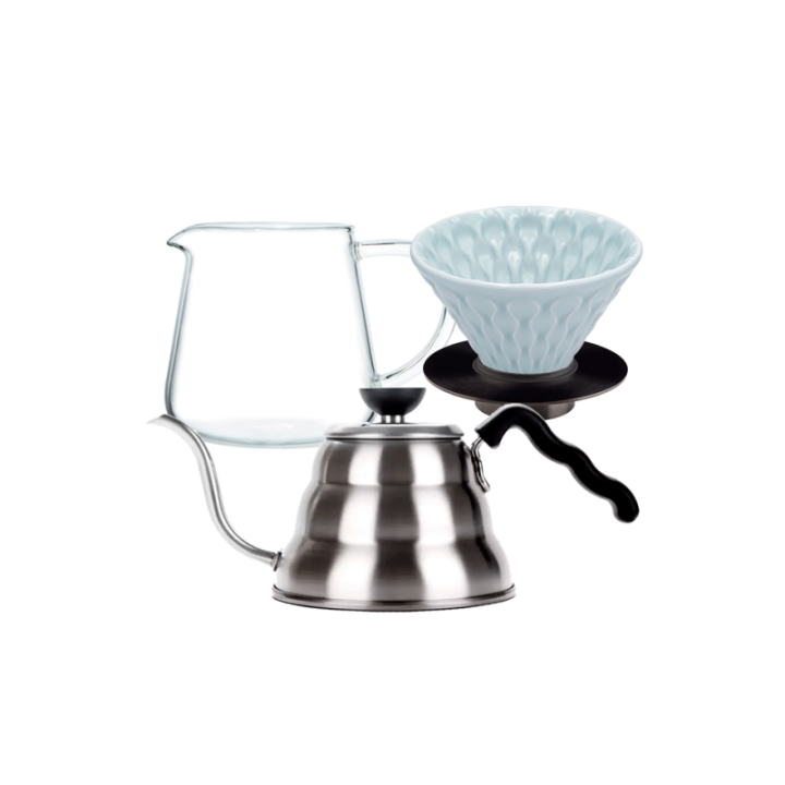 Loveramics Filterbryg Sæt Inkl. Mellow Dripper 2 Kop, Stand, Glaskande & V60 Kedel