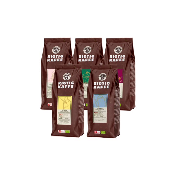 Rigtig Kaffe Brun Pakke v/24kg