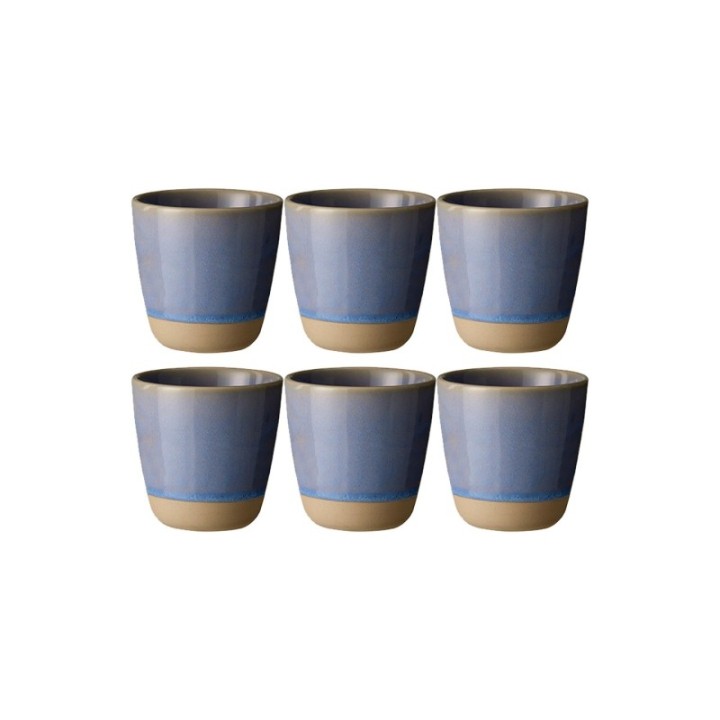 Aida RAW Colour Krus 30 cl 6 Stk Blueish