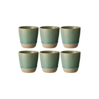 Aida RAW Colour Krus 30 cl 6 Stk Greenish