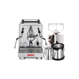 La Pavoni New Botticelli Specialty Inkl. Eureka Turbo, Baristaudstyr & Kopper