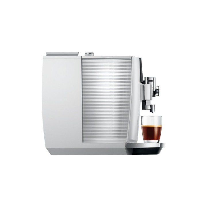 Jura J8 Twin (EA) Diamond White Inkl. Mælkebeholder, Sirup & Kaffe