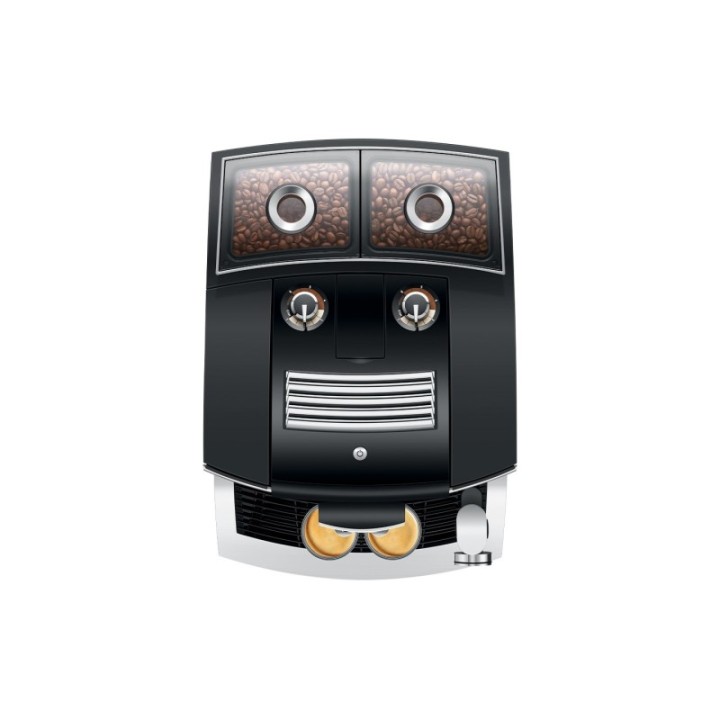 Jura J8 Twin (EA) Diamond Black Inkl. Mælkebeholder, Sirup & Kaffe