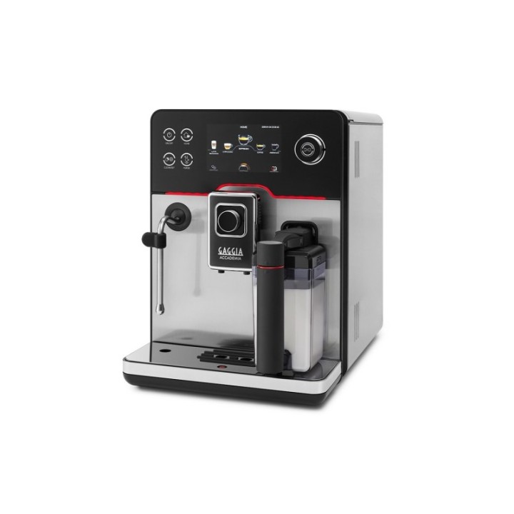 Gaggia Accademia Stål Espressomaskine Inkl. Mælkekande & 3x400g Rigtig Kaffe