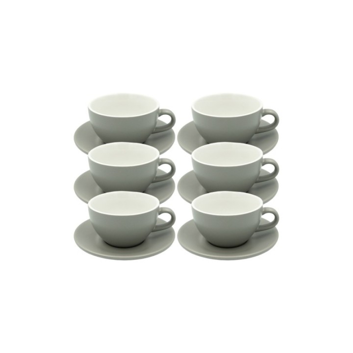 Club House Tulipano Latte m. Underkop Mat Grå 30 cl 6 Stk