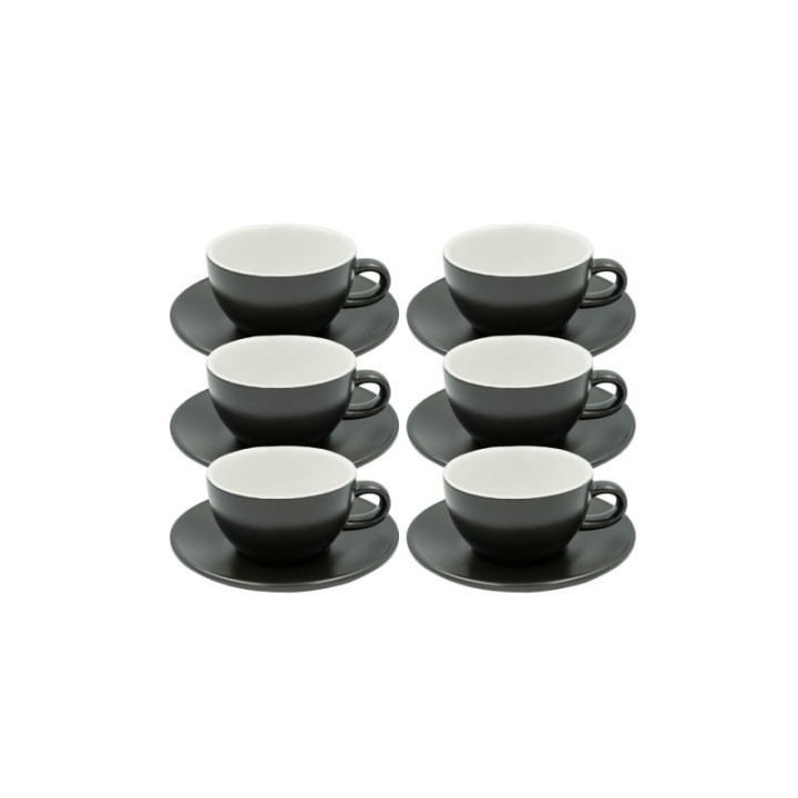 Club House Tulipano Cappuccino m. Underkop Mat Sort 26 cl 6 Stk