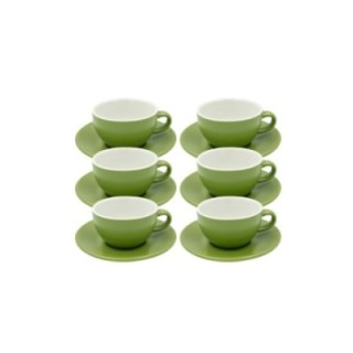 Club House Tulipano Cappuccino m. Underkop Mat Grøn 26 cl 6 Stk