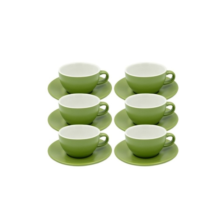 Club House Tulipano Cappuccino m. Underkop Mat Grøn 26 cl 6 Stk