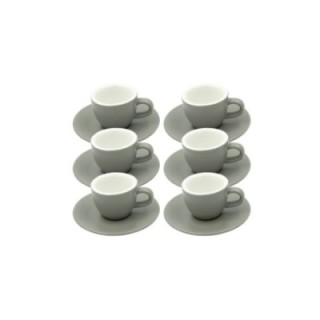 Club House Tulipano Espresso m. Underkop Mat Grå 7 cl 6 Stk