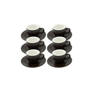 Club House Tulipano Espresso m. Underkop Mat Brun 7 cl 6 Stk