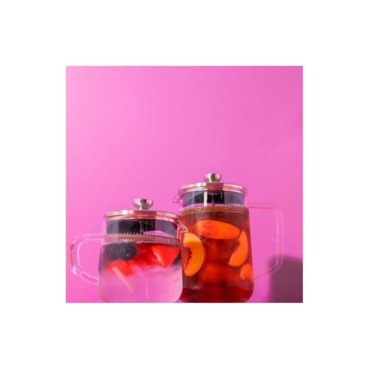 La Cafetière 4 Kop. Tebrygger Stål/Glas