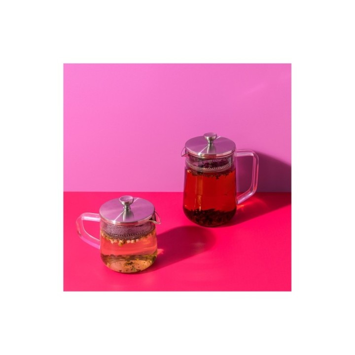 La Cafetière 4 Kop. Tebrygger Stål/Glas