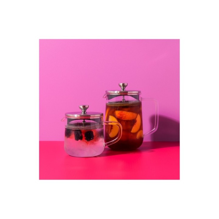 La Cafetière 4 Kop. Tebrygger Stål/Glas