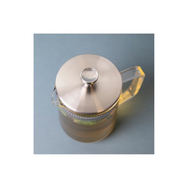 La Cafetière 4 Kop. Tebrygger Stål/Glas