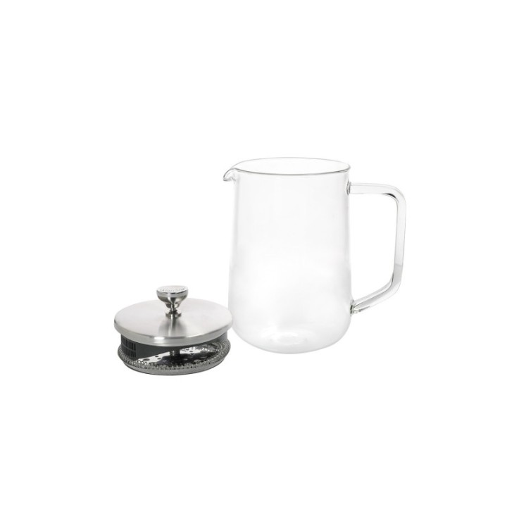 La Cafetière 4 Kop. Tebrygger Stål/Glas