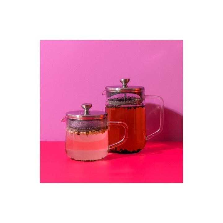 La Cafetière 2 Kop. Tebrygger Stål/Glas