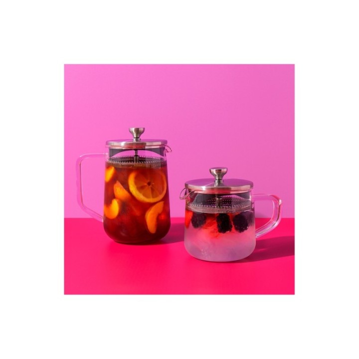 La Cafetière 2 Kop. Tebrygger Stål/Glas