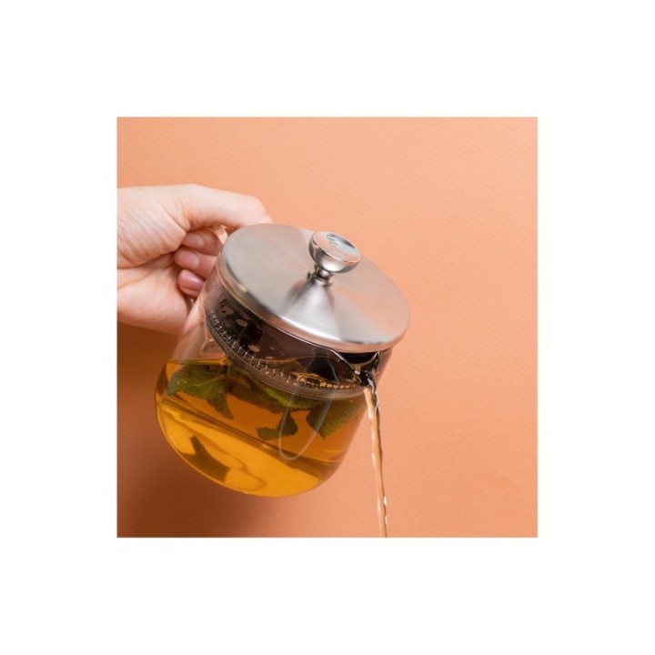 La Cafetière 2 Kop. Tebrygger Stål/Glas