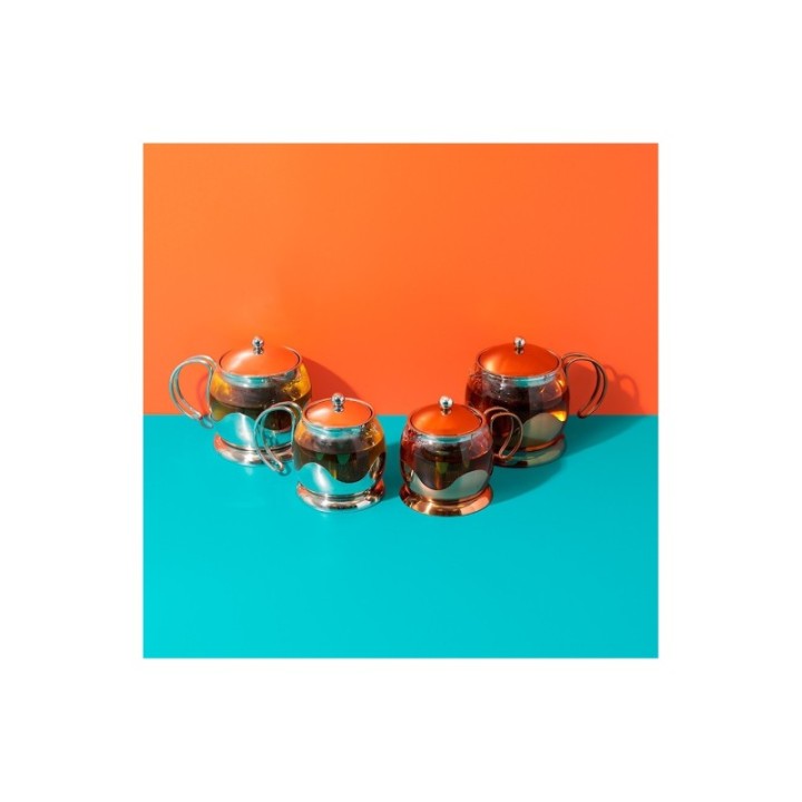 La Cafetière Izmir 4 Kop. Tebrygger Stål