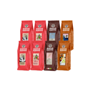 Rigtig Kaffe Mixpakke 3,6kg Hele kaffebønner