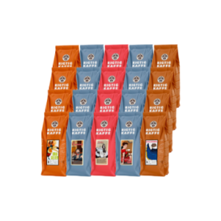 Rigtig Kaffe Mixpakke 8,8kg Hele kaffebønner