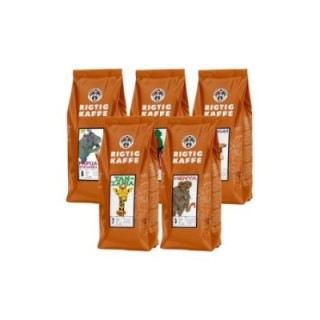 Rigtig Kaffe Mixpakke 2kg Hele kaffebønner