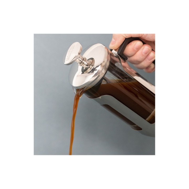 La Cafetière Roma 3 Kop. Stempelkande Rustfrit Stål