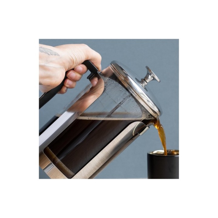 La Cafetière Roma 12 Kop. Stempelkande Rustfrit Stål