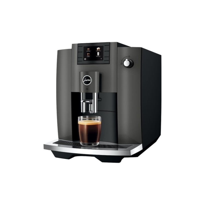 Jura E6 (EC) Dark Inox Espressomaskine Inkl. Pleje & 3kg Kaffe