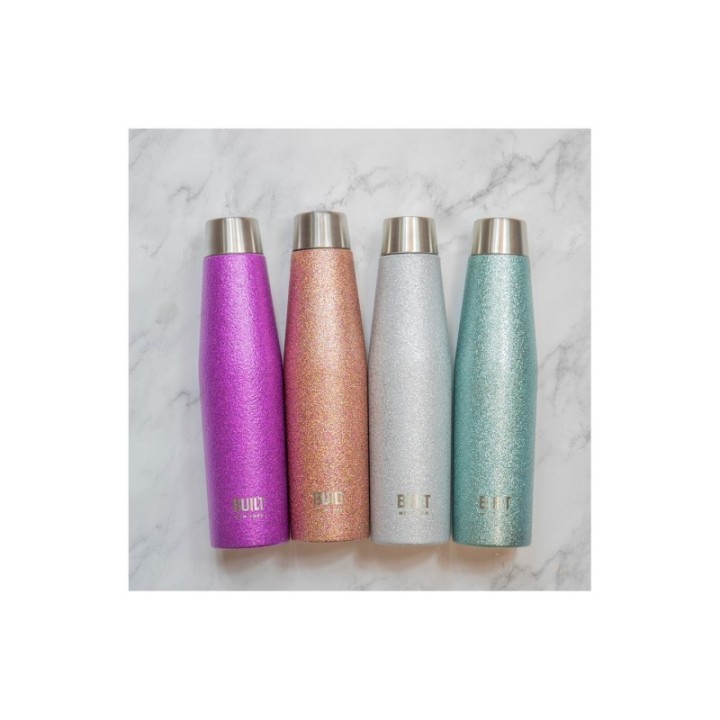 BUILT Apex Termoflaske 0,54 L Blå Glitter