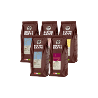 Rigtig Kaffe Mixpakke 2kg Hele kaffebønner