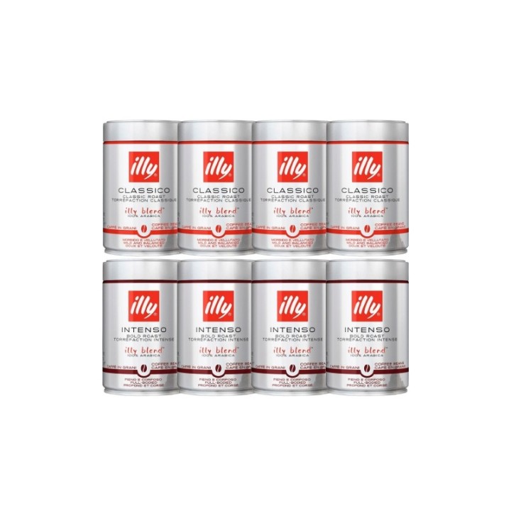 Illy Mixpakke 2kg Hele kaffebønner
