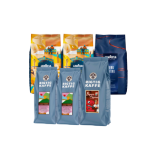 Mixpakke 5kg Hele kaffebønner