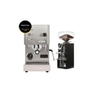 Profitec GO Brushed - Exclusive Line Inkl. Eureka Espressokværn