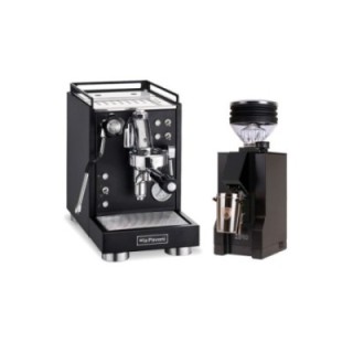 La Pavoni Mini Cellini Sort LPSMCB01EU Espressomaskine Inkl. Eureka Mignon Zero Mat Sort Espressokværn