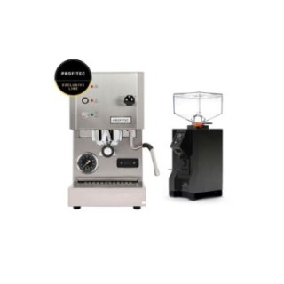 Profitec GO Brushed -Exclusive Line Inkl. Eureka Mignon Perfetto kværn