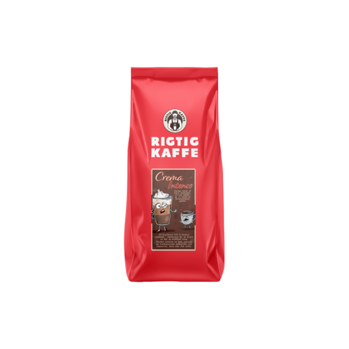 Rigtig Kaffe Crema Intenso 6kg Hele kaffebønner
