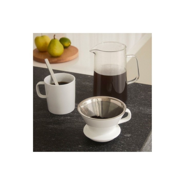 Alessi Slow coffee sæt med Kaffekværn og Pour Over