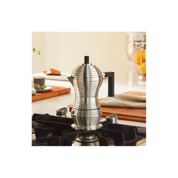 Alessi Pulcina Induktion 3 Kop. Espressokande Sort