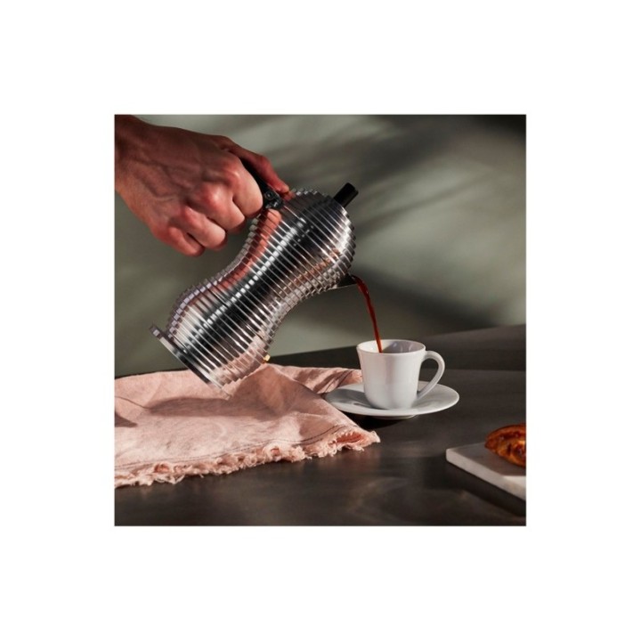 Alessi Pulcina Induktion 3 Kop. Espressokande Sort