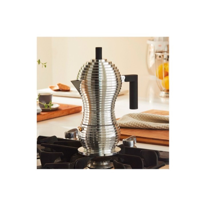 Alessi Pulcina Induktion 6 Kop. Espressokande Sort