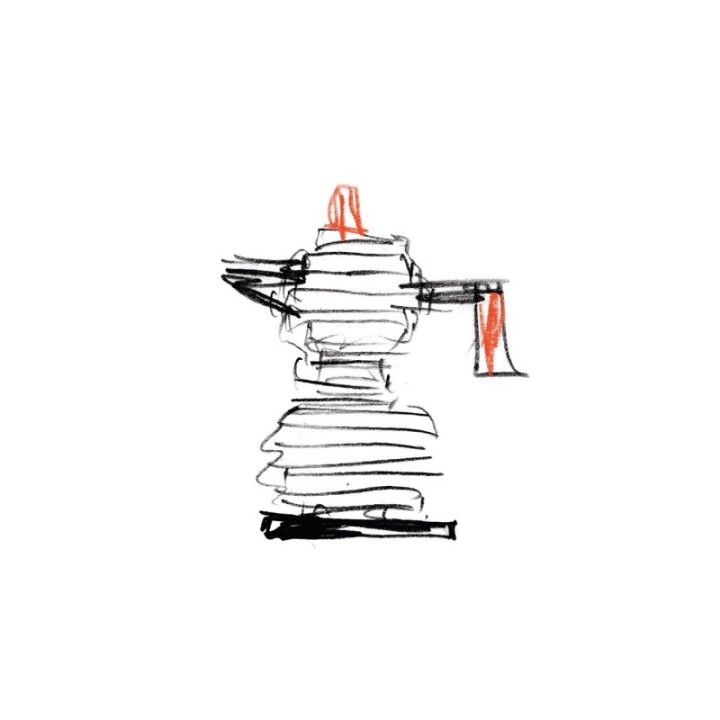 Alessi & Coffee Set Inkl. Pulcina Induktion Espressokande & 2 Mokkakopper