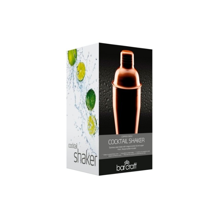 BarCraft Kobber 500ml Cocktail Shaker
