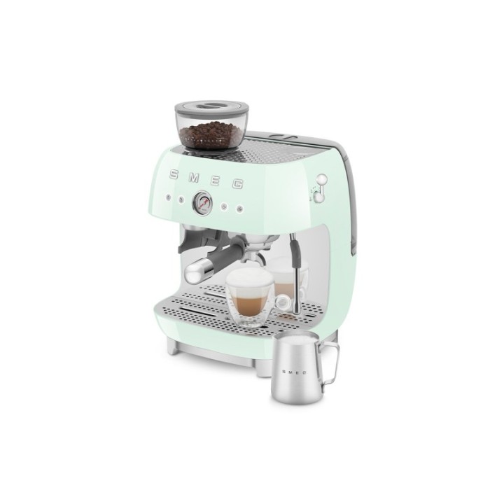 Smeg EGF03PGEU Manuel espressomaskine Inkl. Mælkekande & 1,5kg Rigtig Kaffe