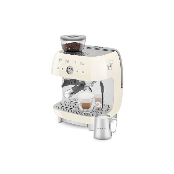 Smeg EGF03CREU Manuel espressomaskine Inkl. Mælkekande & 1,5kg Rigtig Kaffe